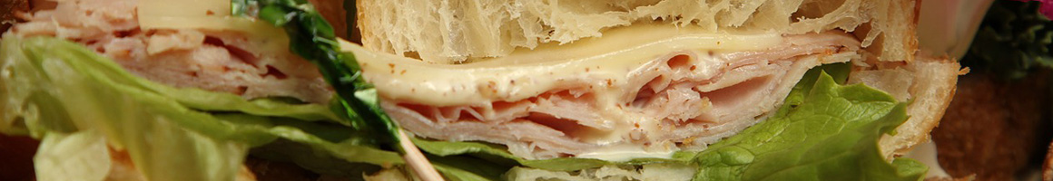 Eating American (Traditional) Sandwich at Fresh To Order - Cumberland Mall restaurant in Atlanta, GA.
